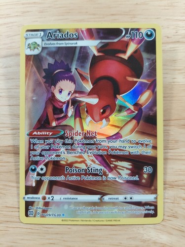 Ariados TG09/TG30 Brilliant Stars Trainer Gallery NM Ultra Rare Pokemon Card