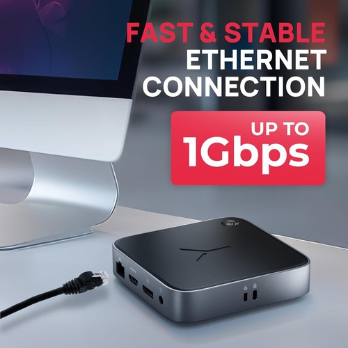 Brydge Stone CORE USB-C MST Dockingstation - 10 Ports, 100W PD, Dual Monitor - Bild 5 von 11
