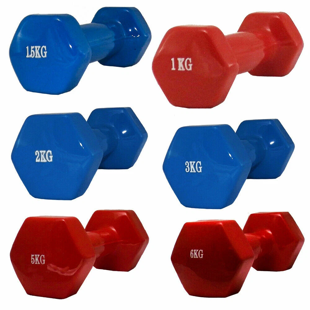 Manubri Neoprene 2kg X 2 - Pesi Rosa Per Fitness E Aerobica - Buakh