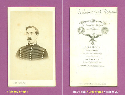 Photo CDV Pierre Simon BUGEAUD Blessé - Chasseurs D'Afrique Ca 1864 - Original