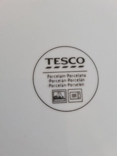 TESCO PORCELAIN PLATE D26.8CM & IKEA PLATE D24.8CM white - Picture 5 of 9
