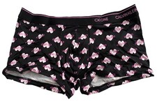 Calvin Klein CK One Nylon Black Heart Logo Low Rise Trunk Underwear NB2225 471