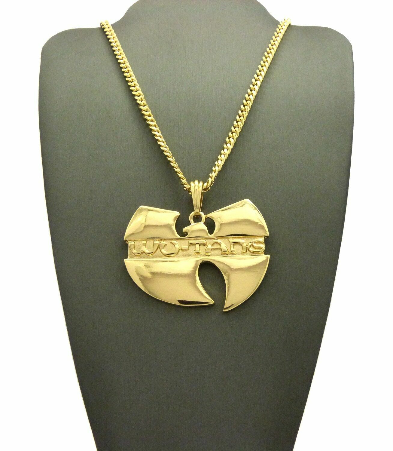 Gold WU TANG PENDANT & 18 