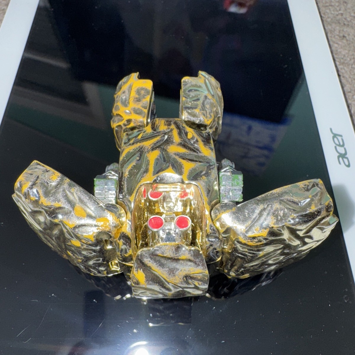 Vintage Transformer Rocklords Go Bots Bandai Japan 1985 Gold