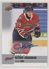 2019-20 Upper Deck CHL Star Rookie SP Auto Oliver Suni #350 Auto 0w8