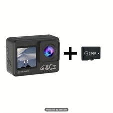 Action Cam 4K HD Unterwasserkamera WiFi Wasserdichte Kamera Helmkamera Camcorder