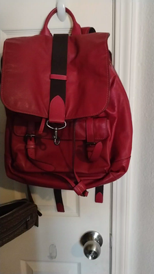 Coach Bleecker Men's Backpack - Red | eBay