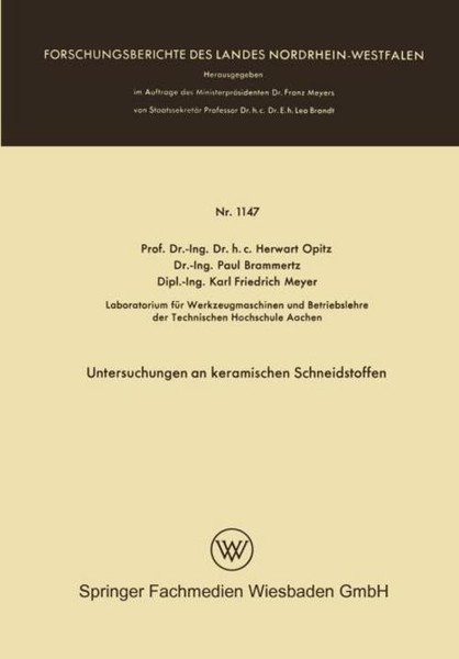 Untersuchungen An Keramischen Schneidstoffen Herwart Opitz-image