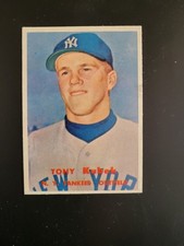 1957 topps Tony Kubek Rookie card no. 312. rookie card picture