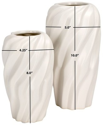 Safavieh VERDAD CERAMIC VASE, Reduced Price 2172772490 RDC4021A-SET2