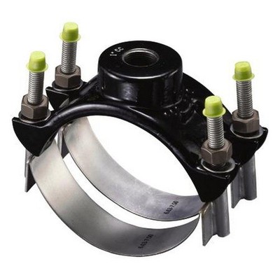 ROMAC 286-069042 202NS Service Saddle 6in Thread 1in IP Tap