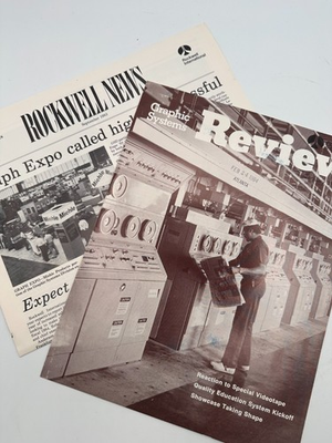 #ad #ad Rockwell Goss Printing Press Ephemera Lot News amp; Review 1983–84 Newspaper Press $34.95