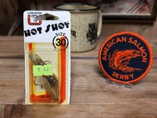 Vintage Luhr Jensen Pre Rapala Hot Shot 30 #921 Gold Steelhead Fishing Lure