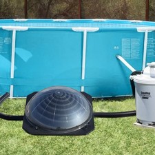 Solar Pool Heater Solar Powered Dome Heater Pool Warmers Equipment for Outdoor
