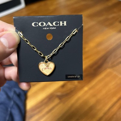 COACH Heart Necklace