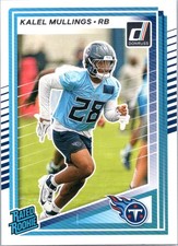 2025 Donruss #378 Kalel Mullings Titans RC