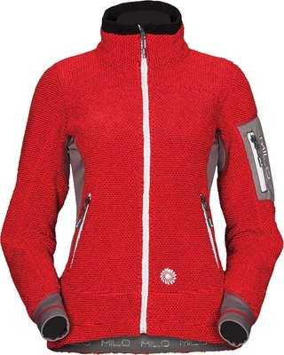 Milo Damen Naha Damen Jacke Fahrradjacke, Rot, L