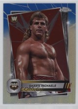 2025 Topps Chrome WWE Red & Blue Refractor Shawn Michaels #188 3a1