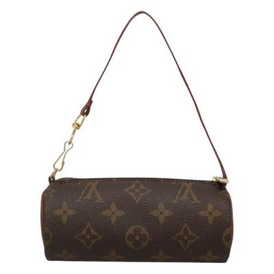 LOUIS VUITTON Monogram Papillon Pouch LV Auth BA3071