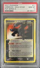 Pokemon Pop Series 5 17/17 Umbreon Gold Star PSA 10