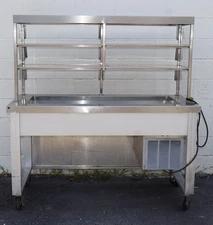 SERVOLIFT EASTERN 502-2R REFRIGERATED COLD WELL BUFFET, DISPLAY MERCHANDISER