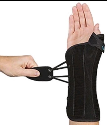 Med Spec Ryno Lacer II - Wrist & Thumb Support - Black Medium Right