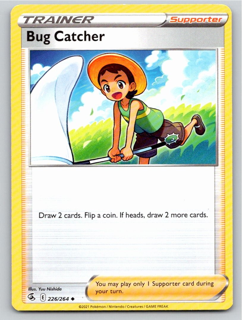 2021 POKEMON BUG CATCHER FUSION STRIKE 226/264 UC NM A58546 FREE S&H