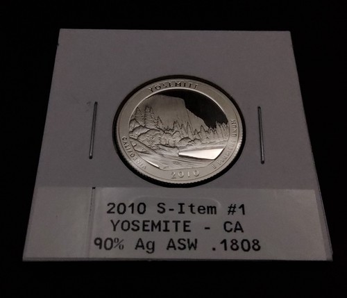 Affordable Divisible Silver - 2010 S 90% Proof US Quarter - Yosemite - Item #1 - Picture 10 of 10