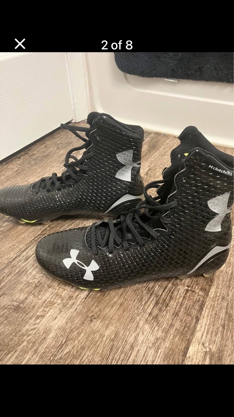 Under Armour Men's Highlight MC Football Cleats, Black, Size 9 thumbnail 2
