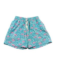 Chubbies Blue Pink Flamingo Mesh Lined Men  s Short Size Small 5.5 Inseam