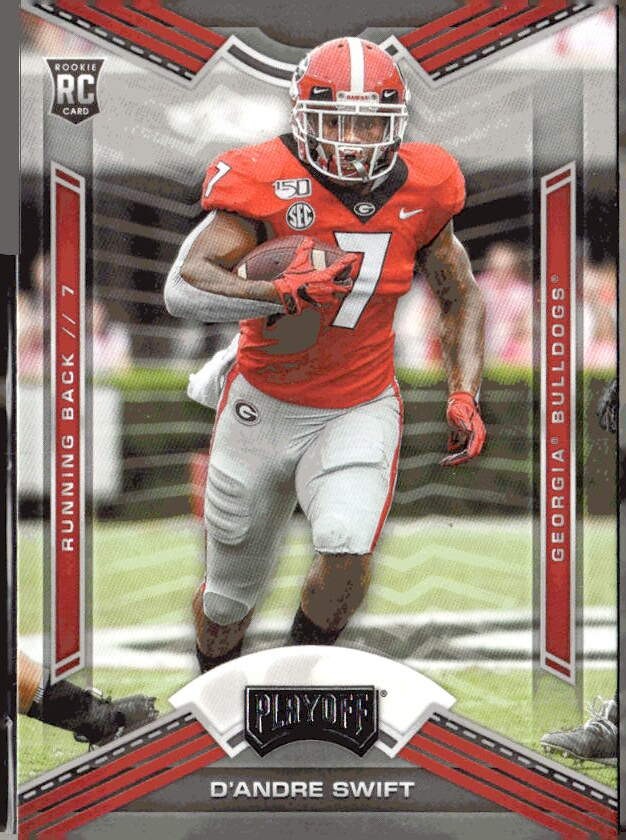 2020 Panini Chronicles Draft Picks #6 D'Andre Swift Playoff Draft Picks RC