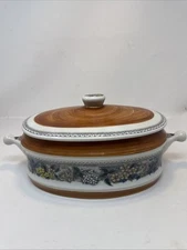 Goebel Burgund 3 Quart Oval Covered Casserole