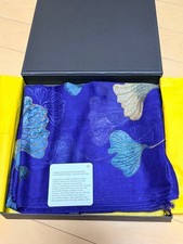 Patek Philippe Cashmere Large Stole Ginkgo Scarf Shawl