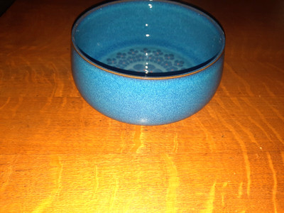 Denby Midnight Blue 7'', 1.5-Quart Vegetable / Serving Bowl