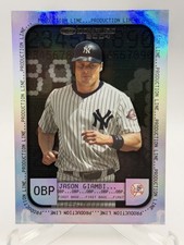 2004 Donruss- Jason Giambi Production Line SSP /40 Yankees #PL-OBP-10
