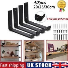4/8 Shelf Brackets Scaffold Board Industrial Solid Steel Heavy Duty 20/25/30CM