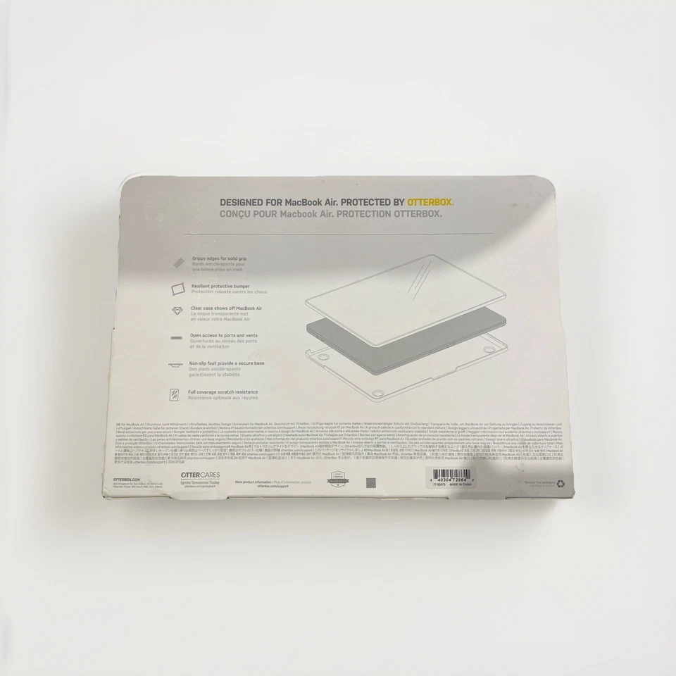 Funda OtterBox Lumen MacBook Air 13" M2/M4 Regalia Azul Transparente — Nueva Venta al por menor Foto 2 de 4