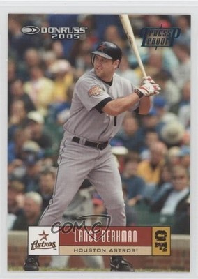 2005 Donruss Blue Press Proof 55/100 Lance Berkman #207 0m0