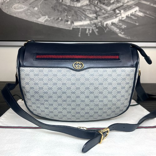 GUCCI GG Monogram Supreme Ophidia Web BagCrossbody Purse