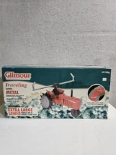 NWTs Gilmour Traveling Die-cast Metal Red Lawn Tractor Sprinkler 4010G XL Lawns