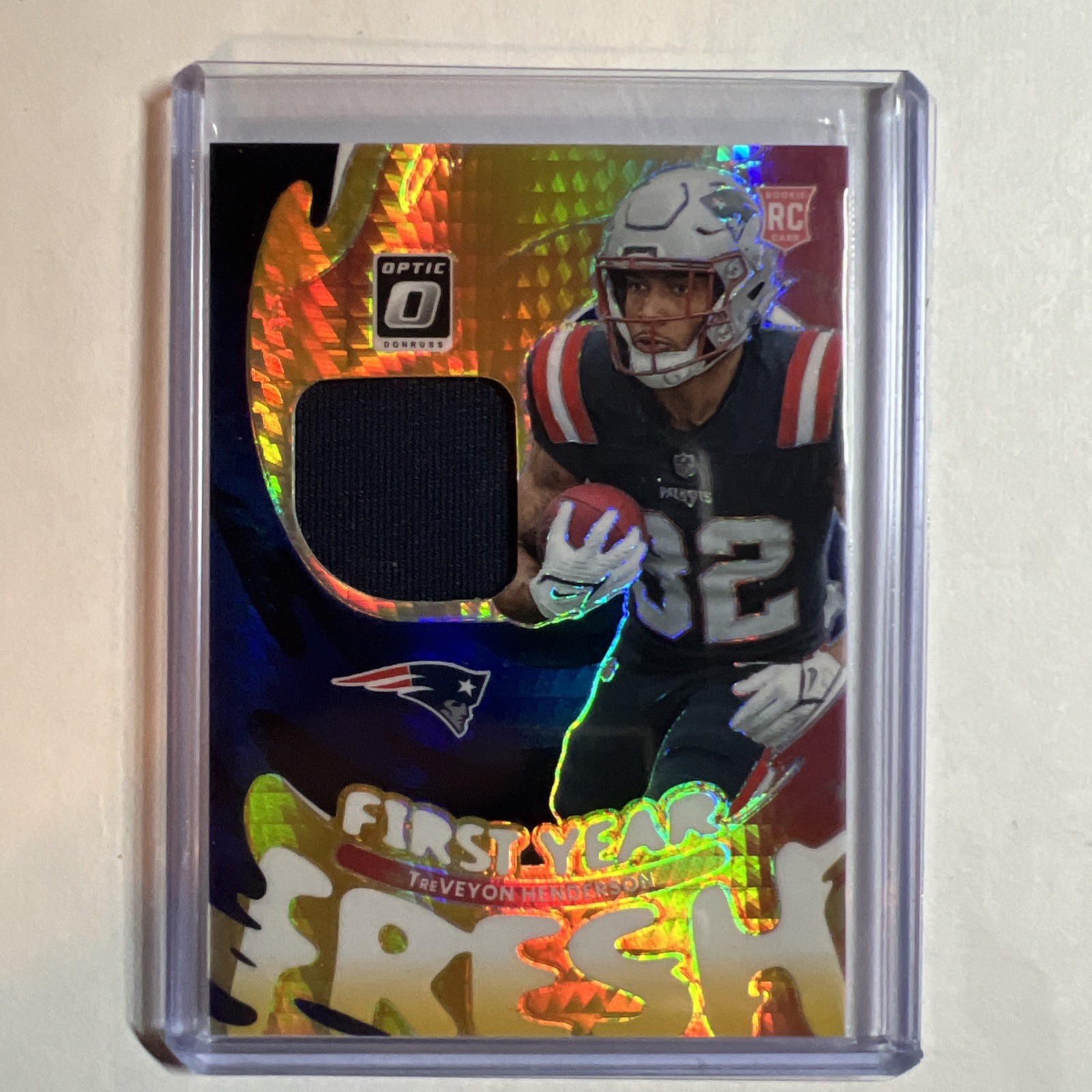 TreVeyon Henderson Panini Donruss Optic Rookie Phenoms #THN Blue Hyper