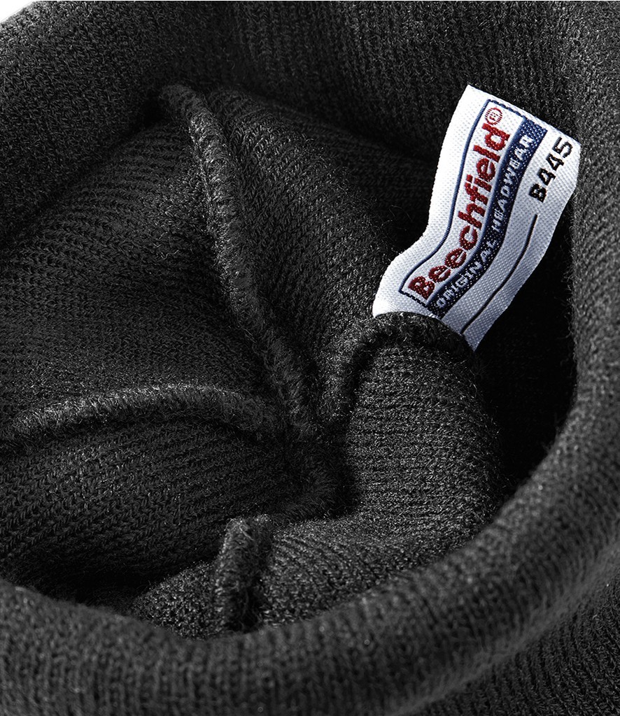 Cuffed Knit Beanie with Lidl Patch Soft Touch Acrylic Winter Hat Brand New image 4