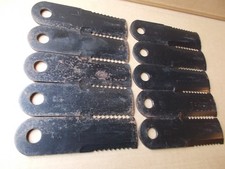 Qty 10 CNH New Holland Combine Straw Chopper Serrated Knife / Blade 84437624