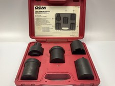 Used 54 Oem Tools 27174 12 Drive 5-piece Spindle Nut Locknut Axle Socket Set Used 54 Oem Tools 27174 12 Drive 5-piece Spindle Nut Locknut Axle Socket Set