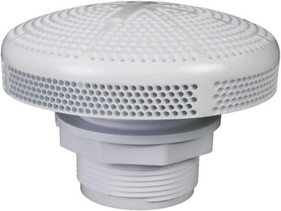 CMP 25215-000-000 Fiberglass 175 Gpm Main Drain 6In 2In Slip White