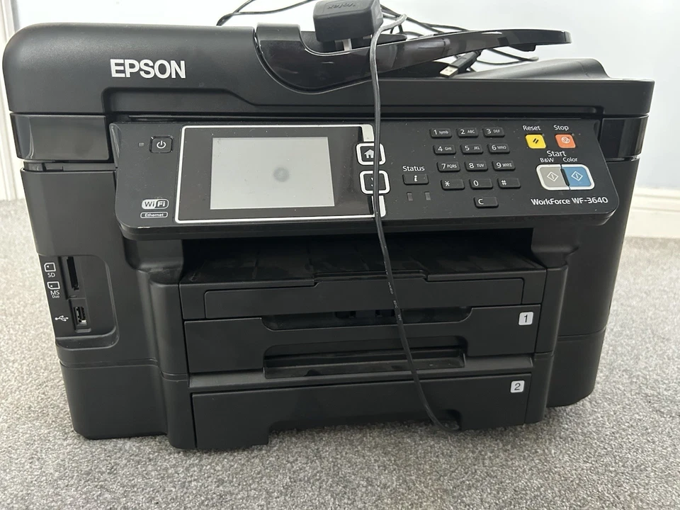 Epson Workforce WF-3640 Printer - error 0x9a - FOR PARTS ONLY OR REPAIR - Image 4 of 4