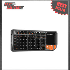 Mini Keyboard Touchpad Bluetooth 2.4G Dual-Mode Backlit for Tablet PC Phone TV