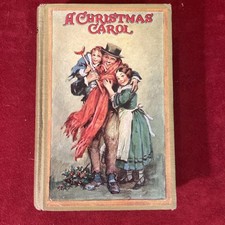 A CHRISTMAS CAROL Charles Dickens RARE Vintage 1927 50 Illustrations Helene Nyce