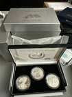 2006 $1 American Eagle 20th Anniversary 1 oz .999 3 Coin Set W/COA -
