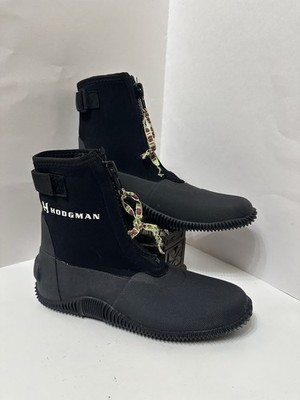 Hodgman Black Neoprene Wader Shoes Size 10 With Zipper